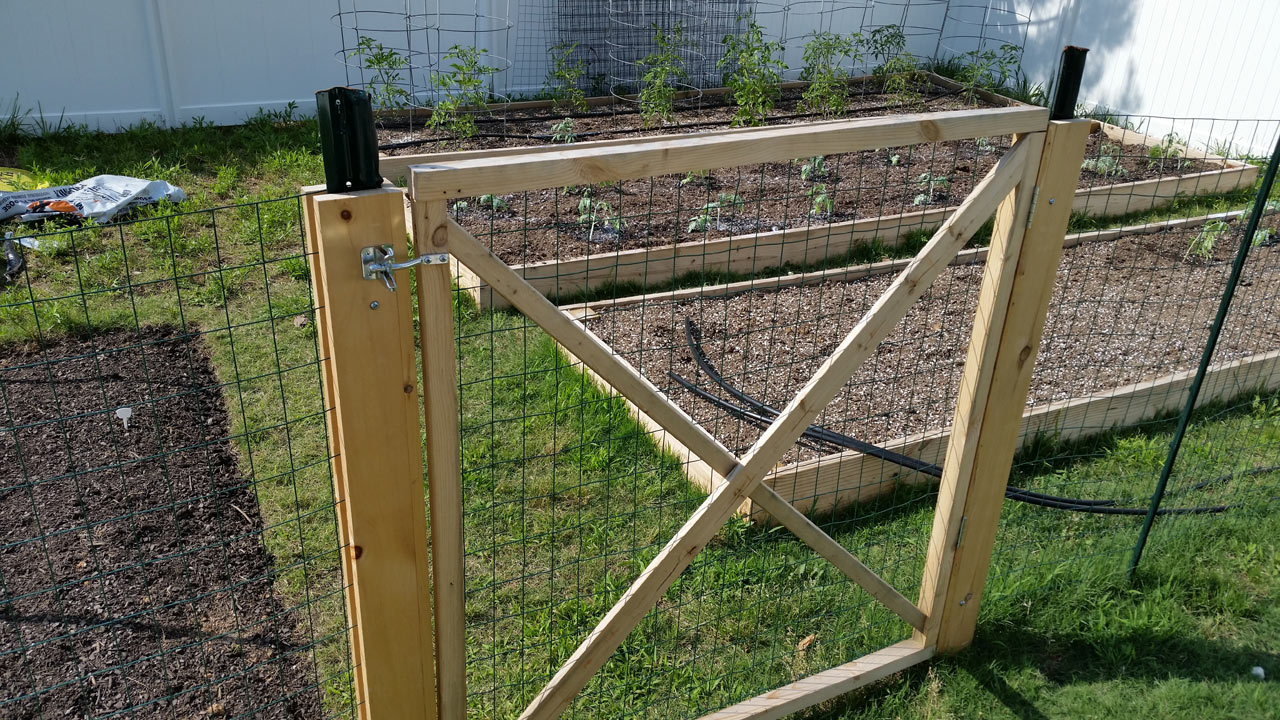May 15th Update: New Gate & Sod Cutting the Old Fashioned Way